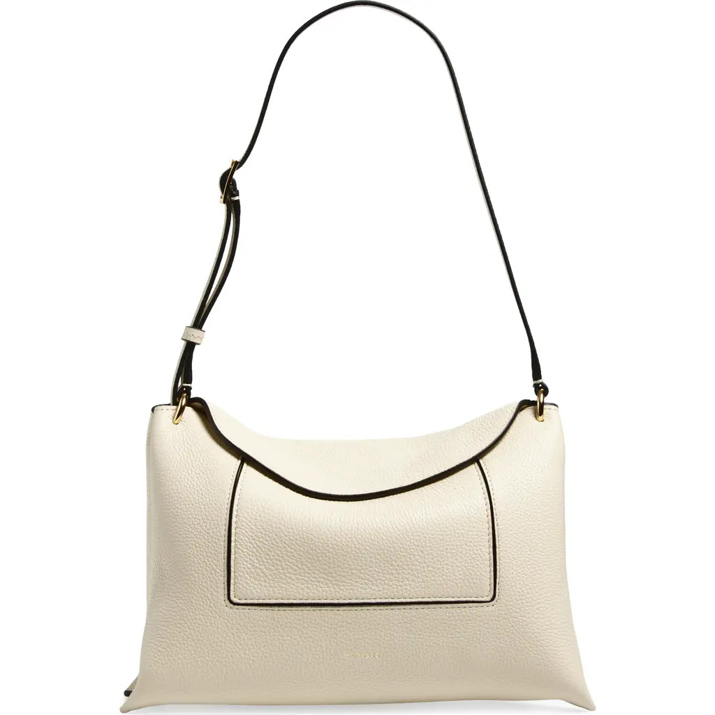 Wandler Penelope Slouch Leather Shoulder Bag in Beige Crust 1338 at Nordstrom | Nordstrom