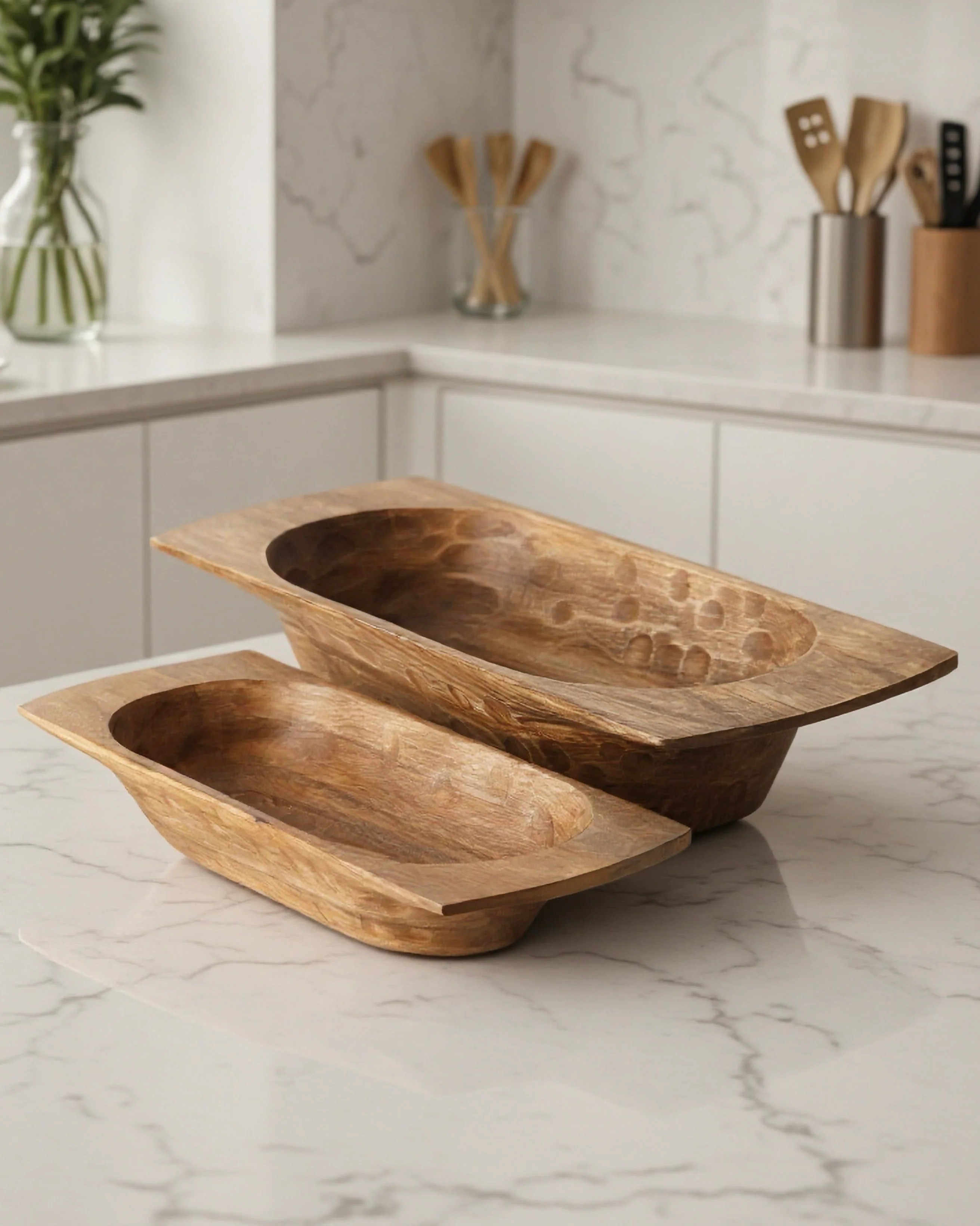 Harper Wood Dough Bowl | MJHome