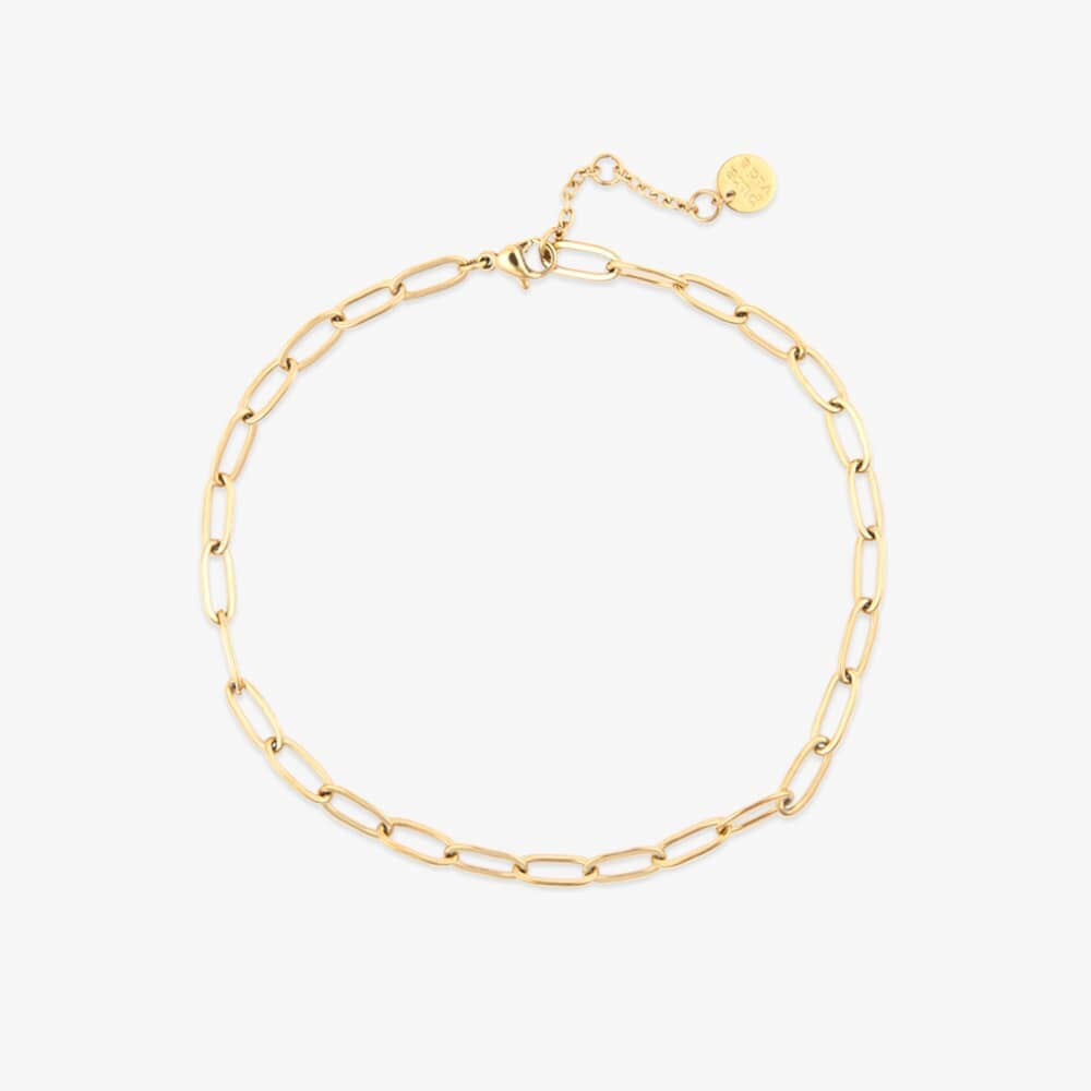 Harper Paperclip Chain Anklet | Pura Vida Bracelets