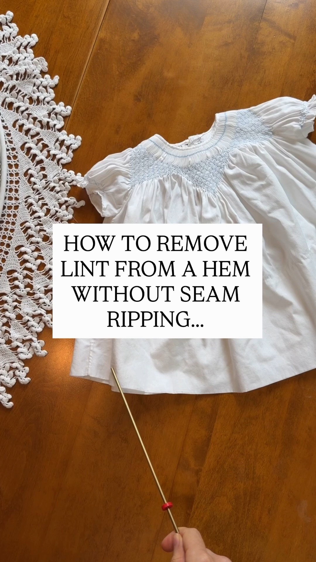 How to remove lint from a dress hem. List of similar products below!

#LTKvlog #LTKHome #LTKBaby