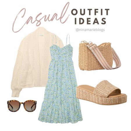 Vacation outfit 
Platform sandals 
Straw bag 

#LTKfindsunder50 #LTKstyletip #LTKSeasonal