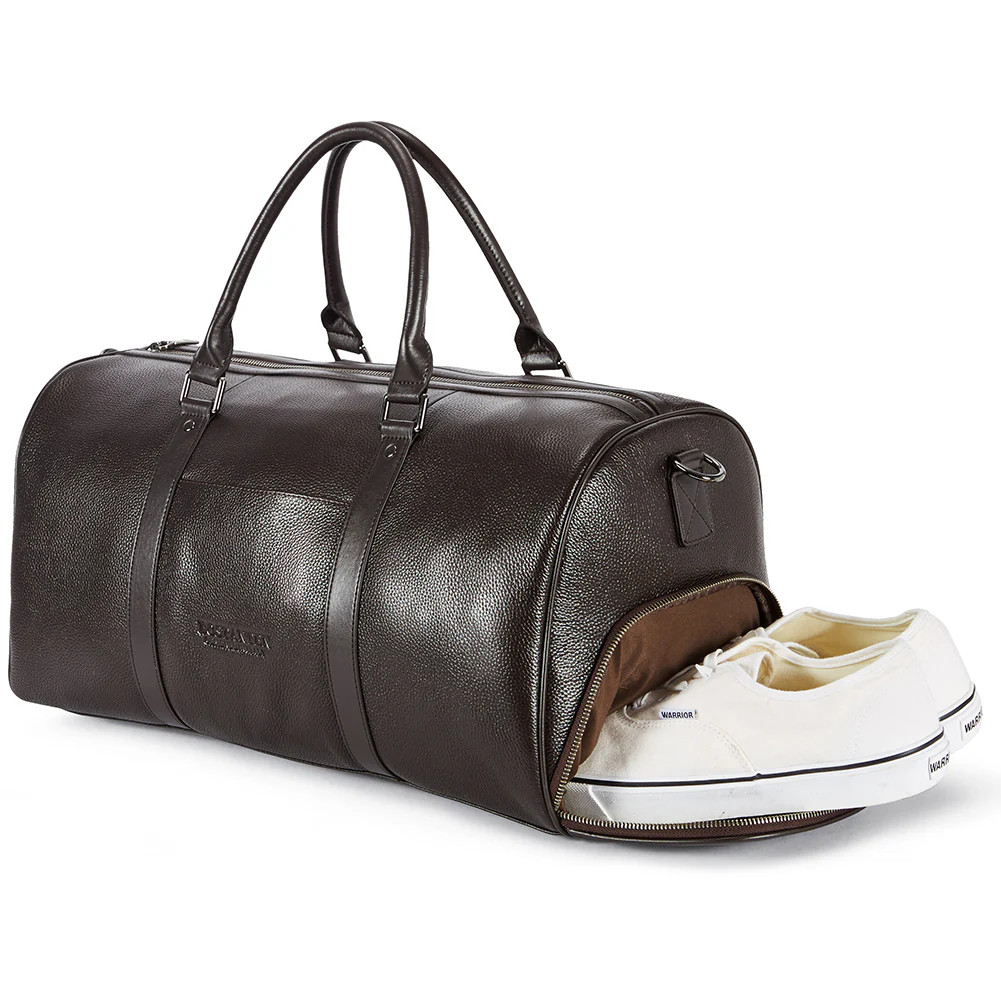 Vixen Fitness Must-Have: Leather Gym Duffel Bag | Bostanten