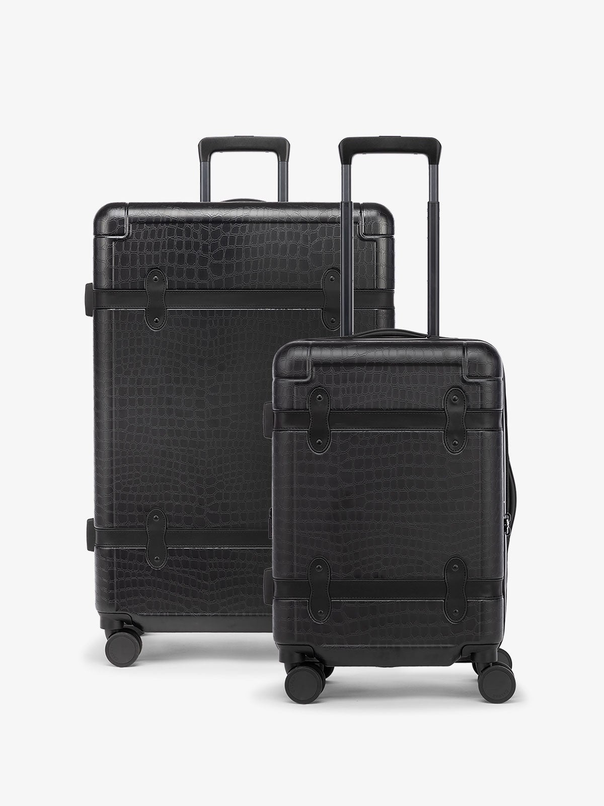 CALPAK Trnk 2-Piece Luggage Set in Black | Travel Suitcase Set | CALPAK