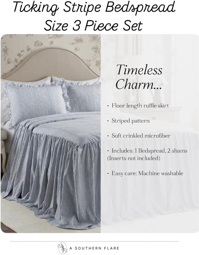 Timeless charm in every detail! Loving my new bedspread set. So cozy and stylish. #BedroomMakeove... | Amazon (US)