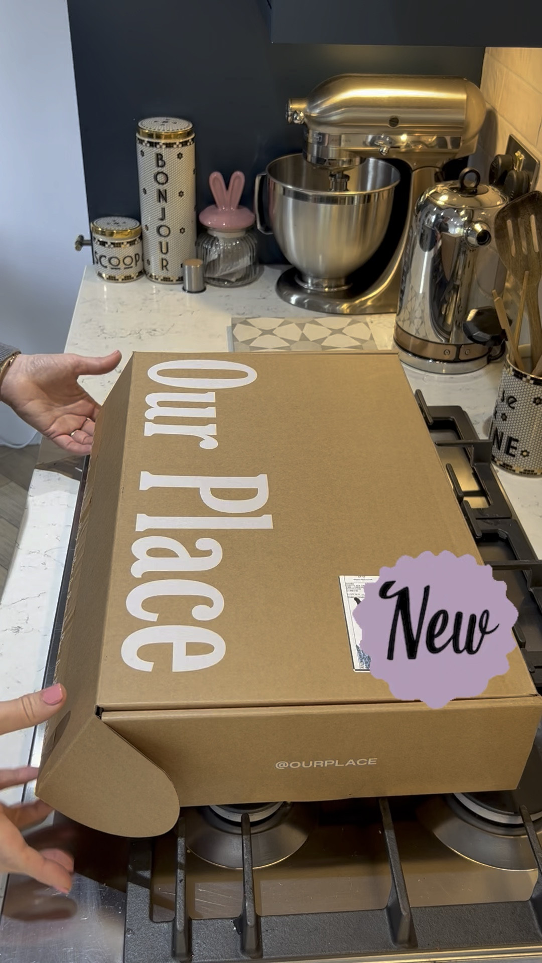 UNBOXING! Brand new #ourplace pan - how dreamy!? 😅 

(Pr) #ourplacepans #kitchen #unboxing

#LTKhome