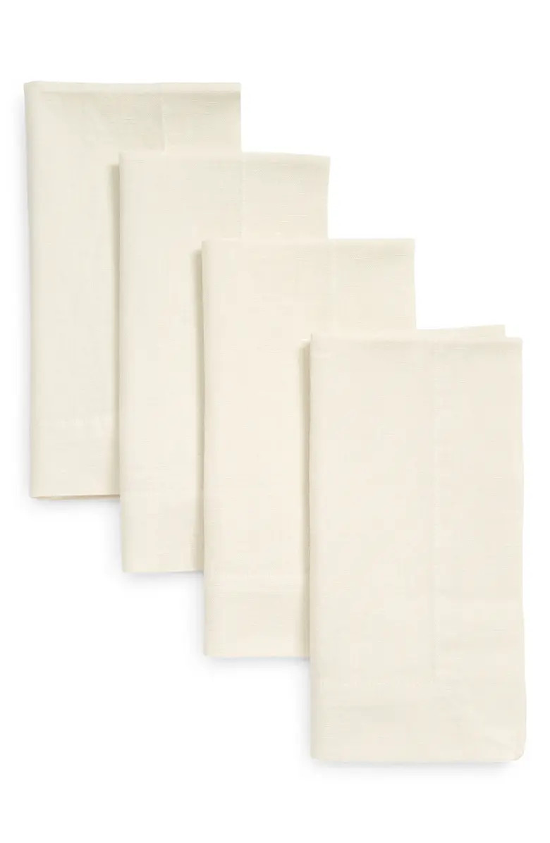 Set of 4 Cotton & Linen Napkins | Nordstrom