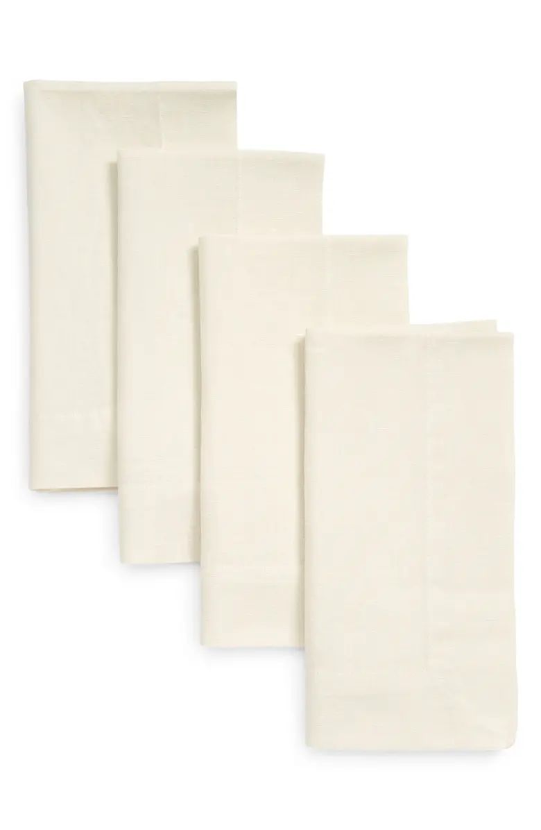 Set of 4 Cotton & Linen Napkins | Nordstrom