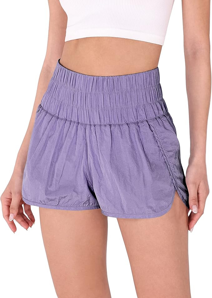 ODODOS Goto Athletic Shorts for Women Elastic High Waisted Quick Dry Sports Casual Workout Runnin... | Amazon (US)