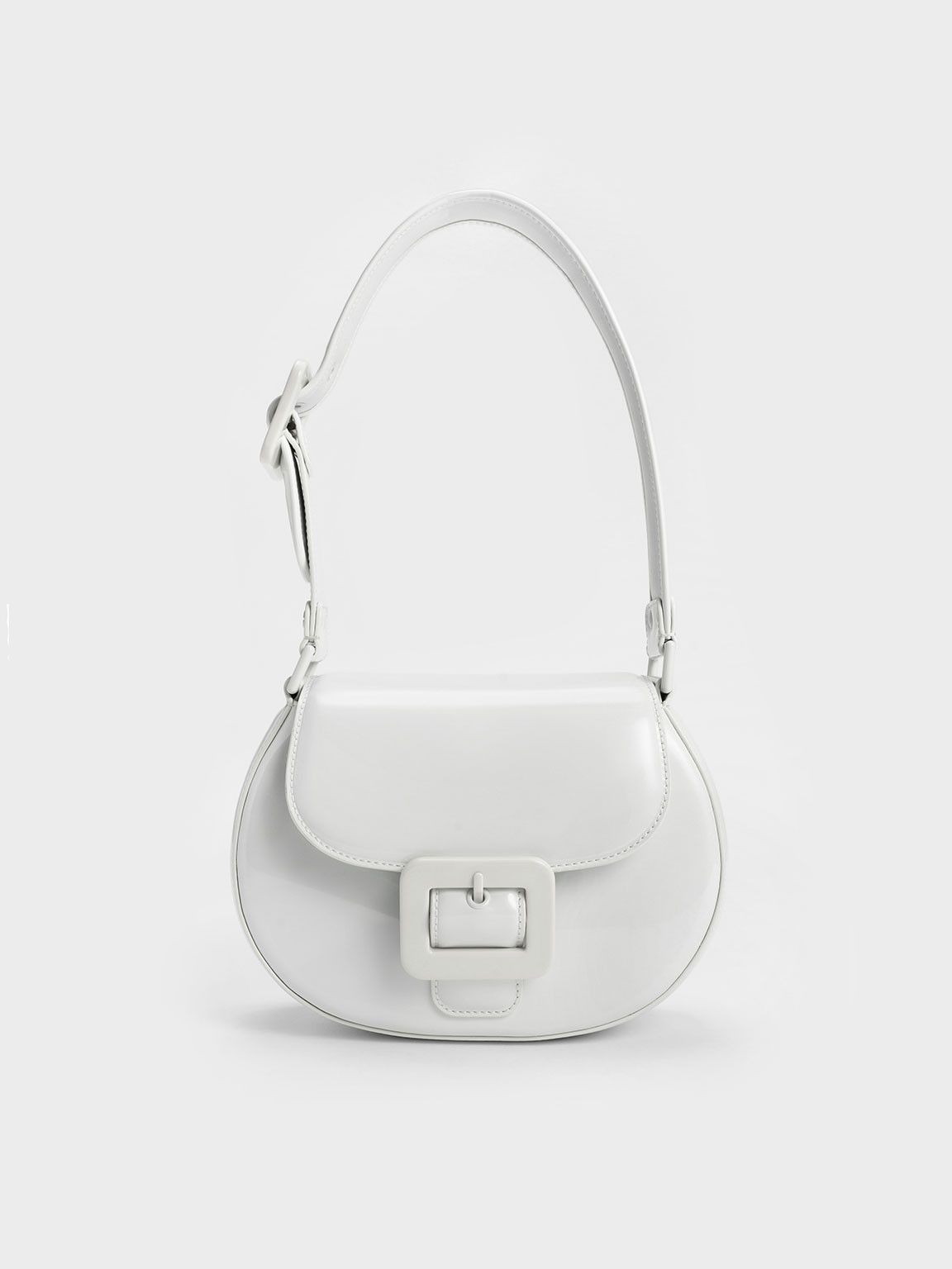 Lula Patent Buckled Bag | Charles & Keith US