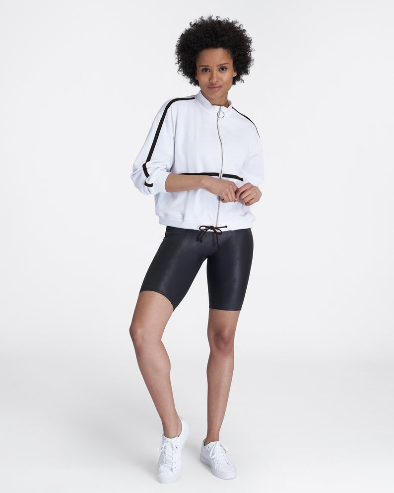 Faux Leather Bike Short | Spanx