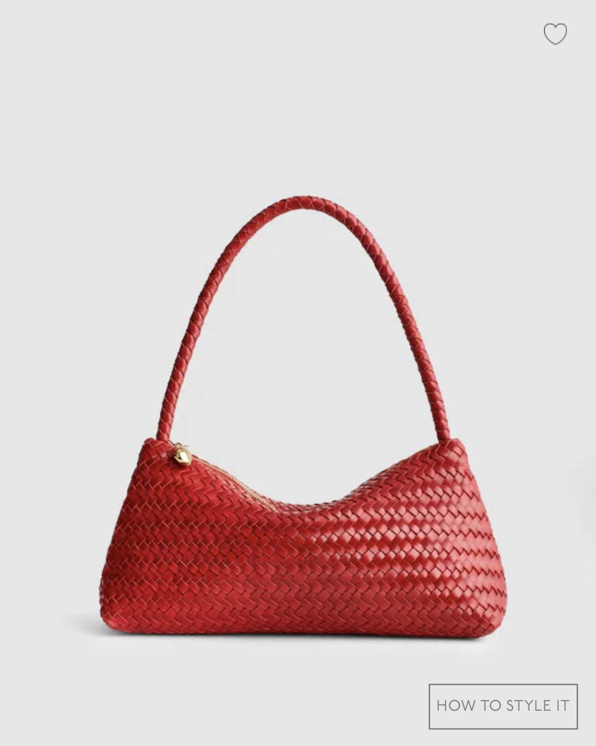 Madewell also just added this fun red shade to their Signature Woven Mini Zip Shoulder Bag lineup. They already carried it in deep brown, olive green, and cream, but I’m loving this as a fun brighter option for summer. 🍒