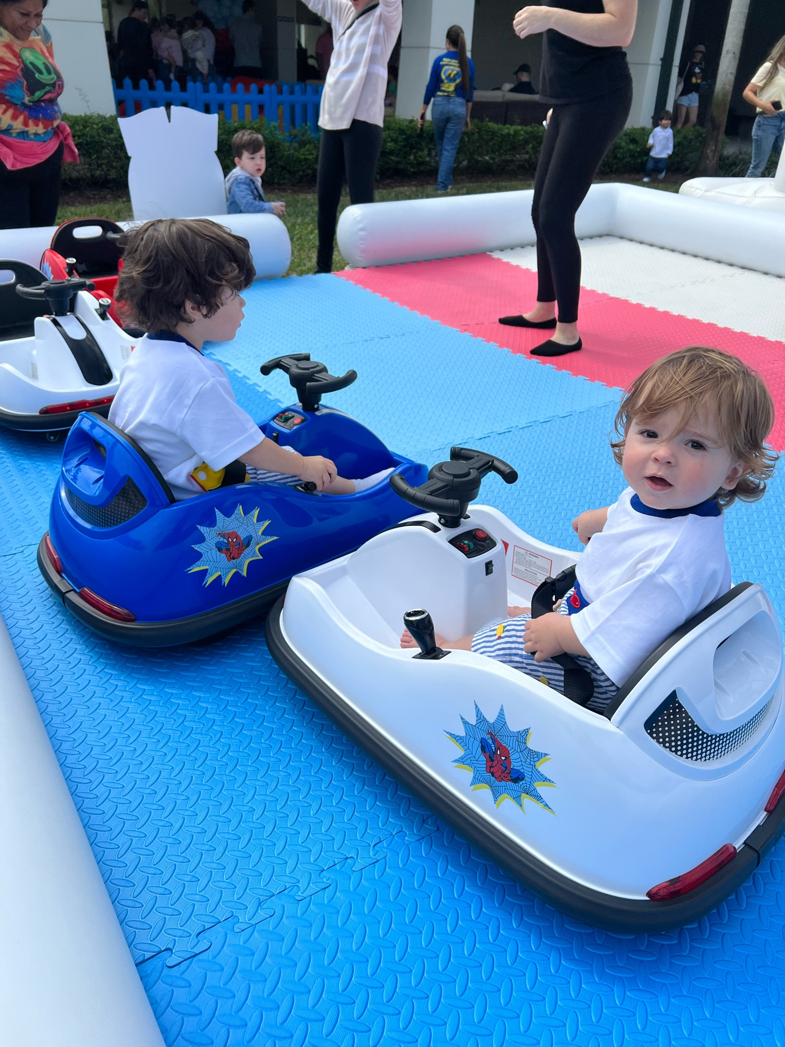 Birthday party fun! Love the boys in matching outfits and these seersucker shirts with submarines and matching shirt from Florence Eiseman are just adorable. They have submarines and fishes all over them. Perfect baby and toddler boy matching outfits for spring break, spring, and summer! Also linking other cute pieces for baby boys and toddlers. 

Also linking similar bumper cars for toddlers. 

Sizing is true to size. 

#LTKbaby #LTKkids #LTKfamily