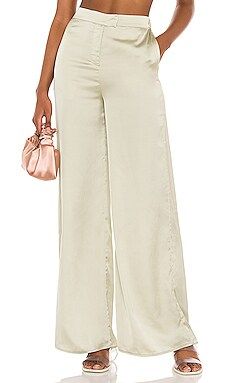Song of Style Griffith Pant in Pale Olive from Revolve.com | Revolve Clothing (Global)