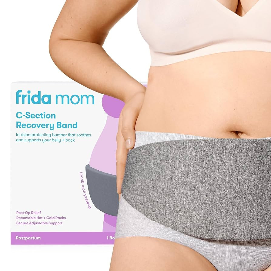 Frida Mom C-Section Hot & Cold Therapy Belly Binder, C-Section Recovery Must Have Belly Band, Inc... | Amazon (US)