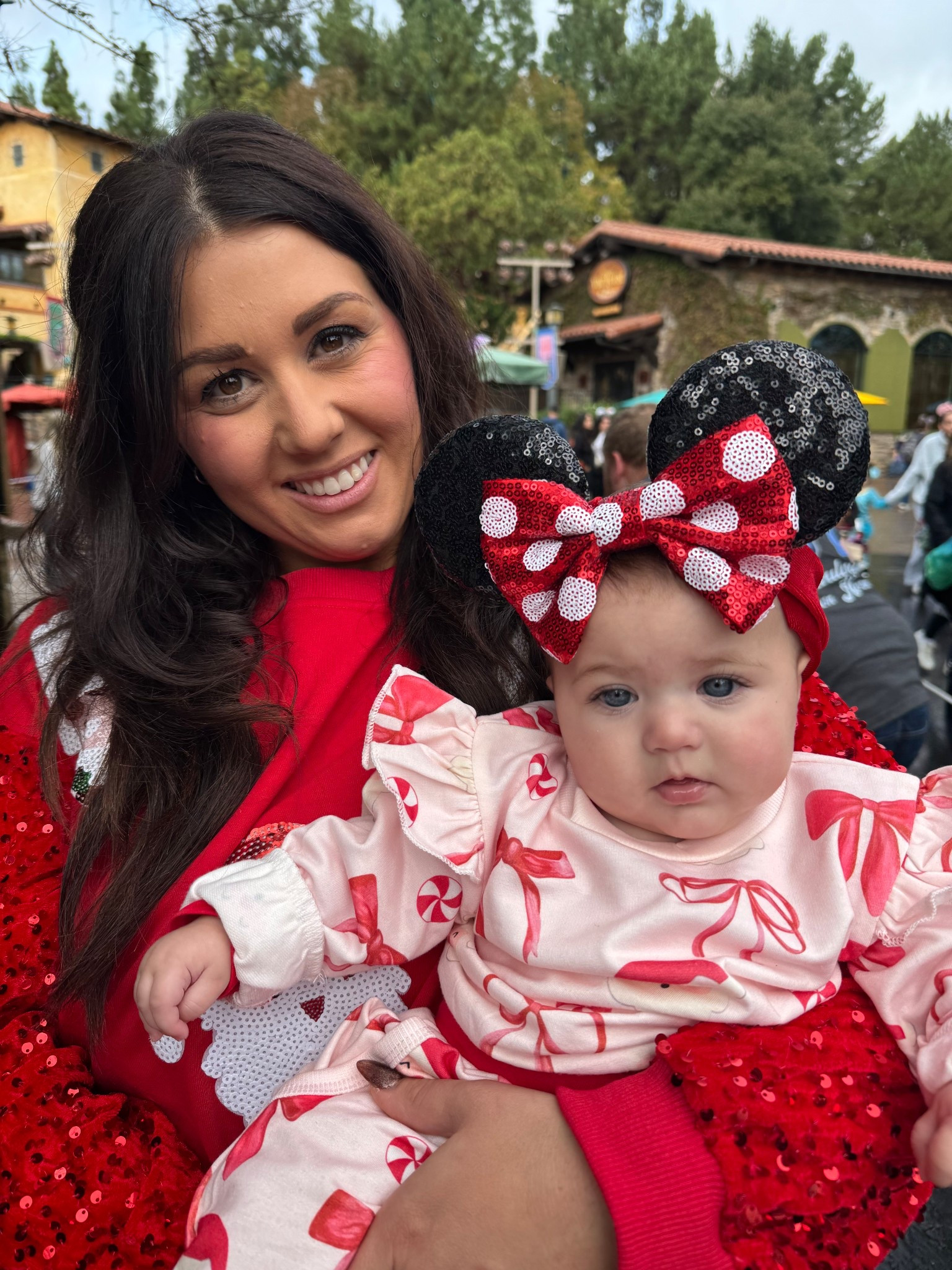 Mother daughter Disney park outfit for the Christmas season at the parks! 

#LTKootd #LTKmomlife #LTKBaby