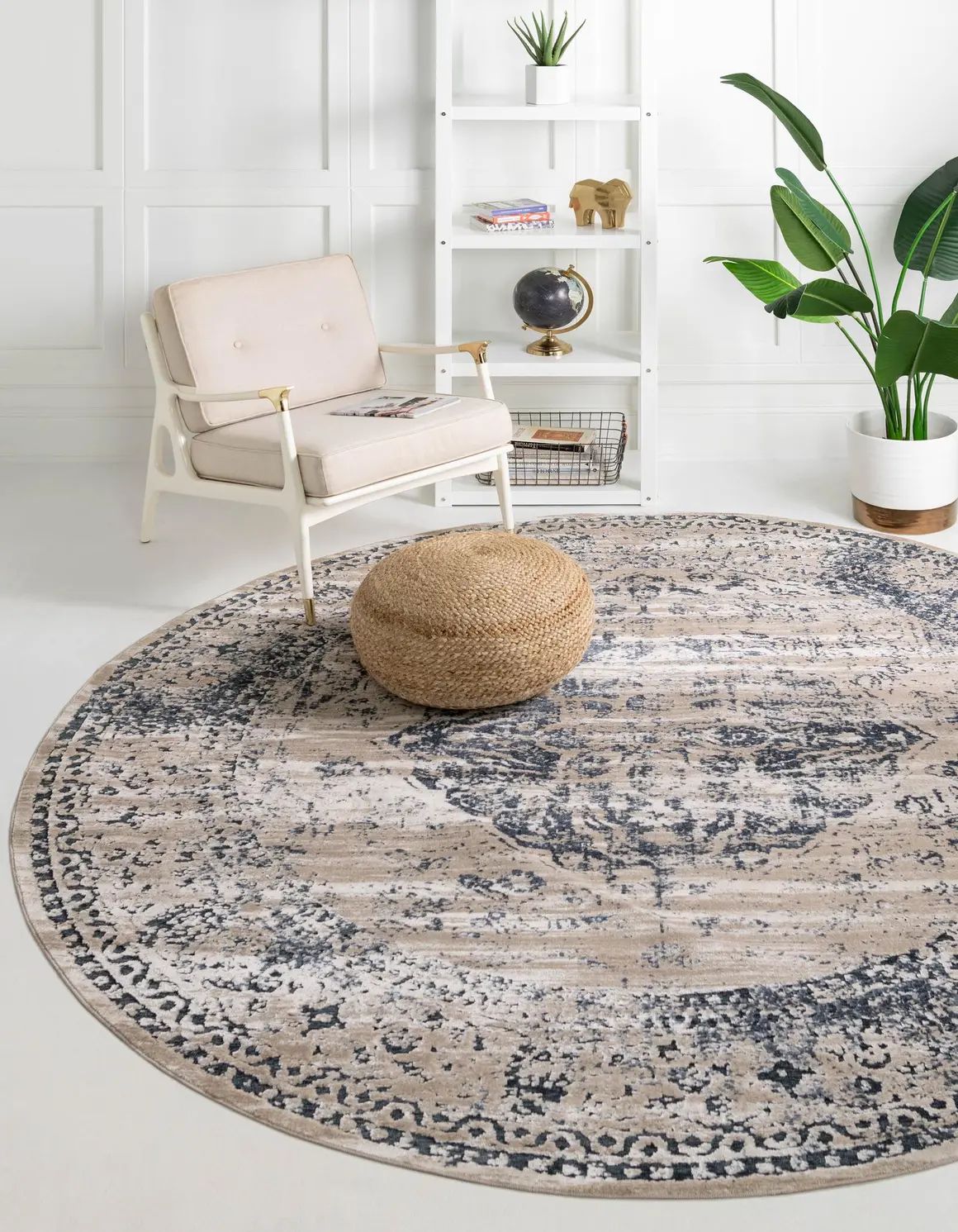 8' x 8' Eliza Round Rug | Rugs Rugs