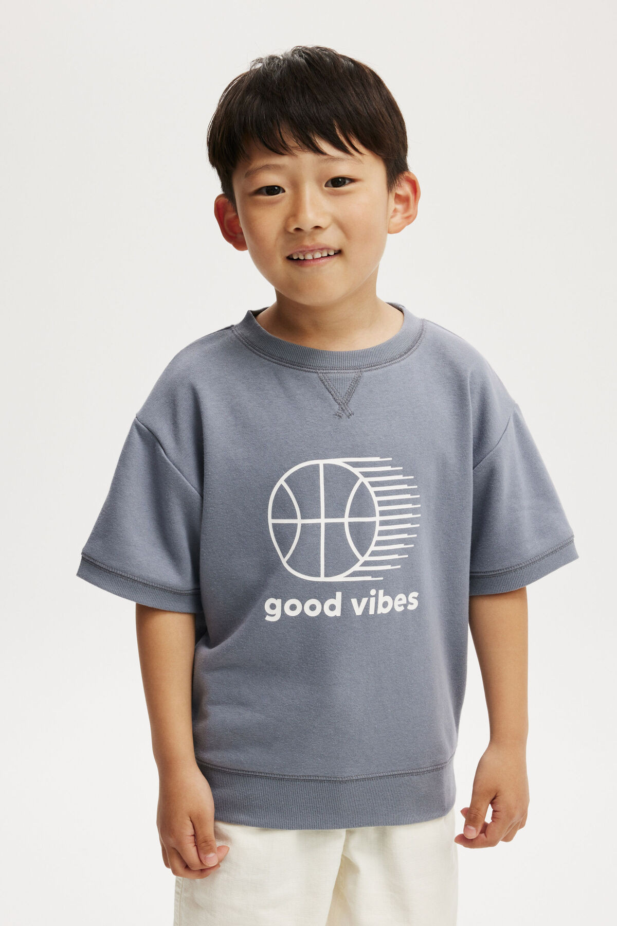 Sandy Short Sleeve Sports Crew | Cotton On (US)