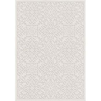Orian Rugs Boucle Collection 397079 Indoor/Outdoor High-Low Biscay Area Rug, 5'2" x 7'6", Natural... | Amazon (US)