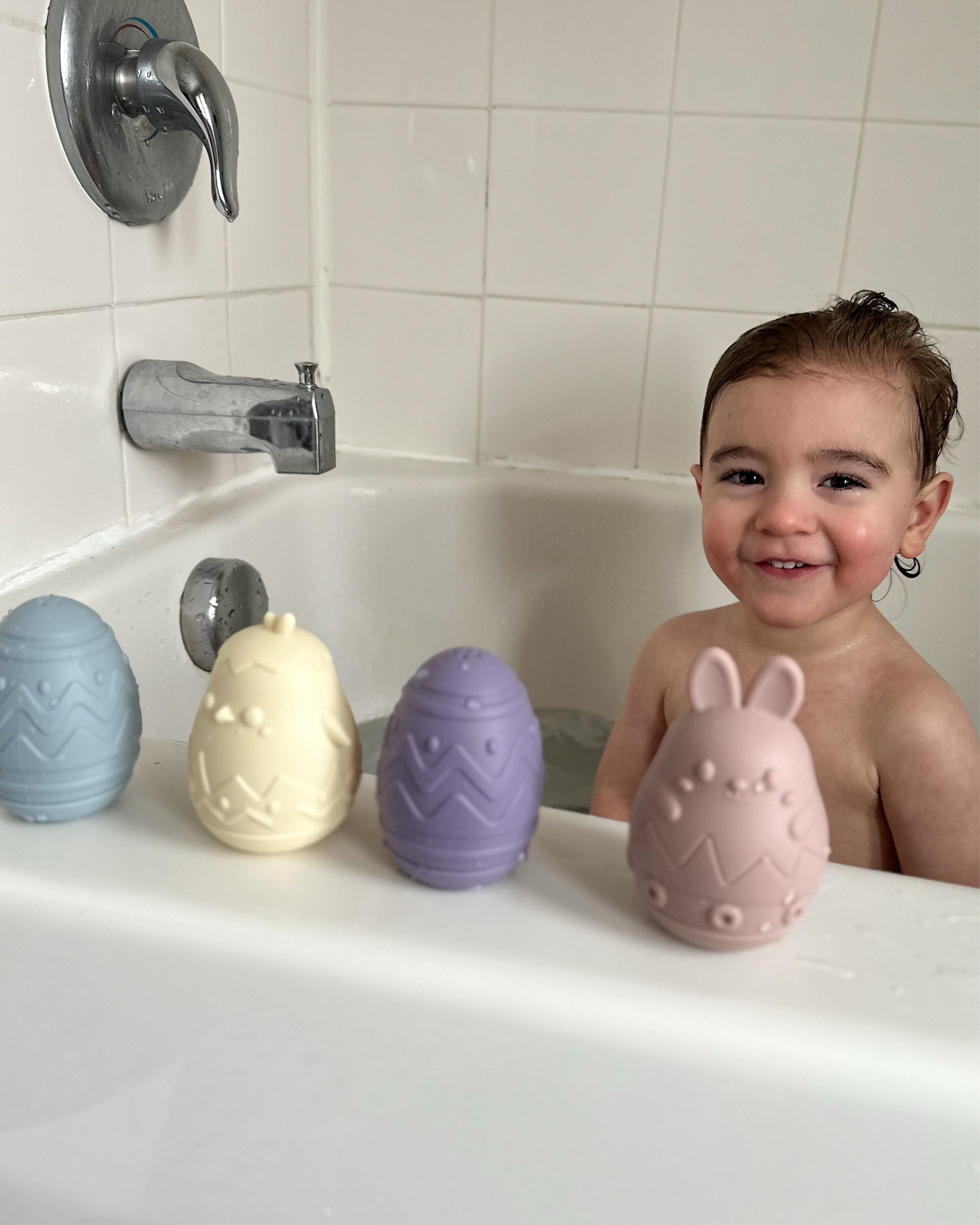 Calla and friends Easter bath toys 🐰

#LTKKids #LTKFamily #LTKBaby