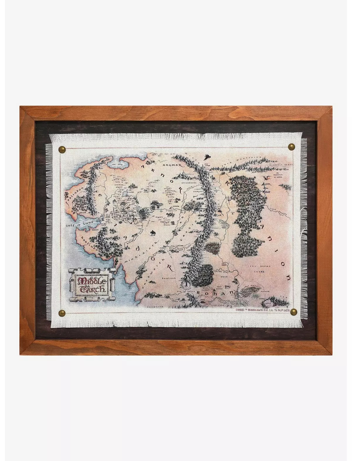 The Lord of the Rings Middle-Earth Map Wall Art | BoxLunch