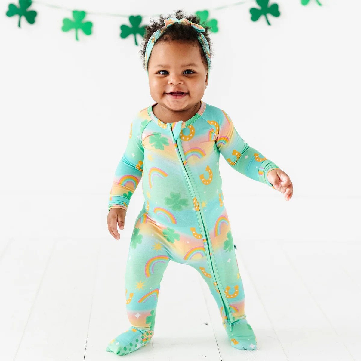Clover the Rainbow Convertible Romper | Bums & Roses