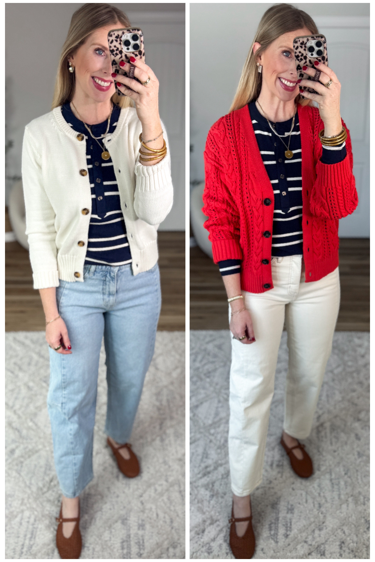 2 ways to style this striped Henley from Walmart 

#LTKootd