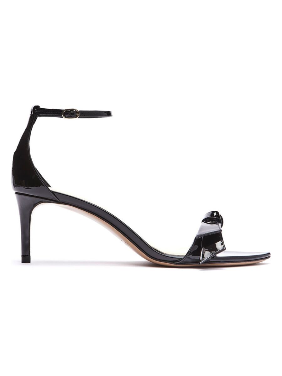 Clarita Double 60MM Patent Leather Sandals | Saks Fifth Avenue