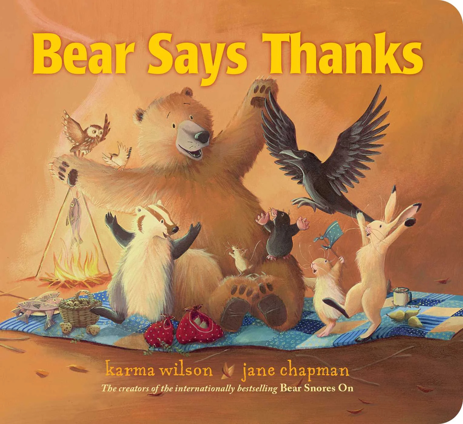 Classic Board Books: Bear Says Thanks (Board book) | Walmart (US)