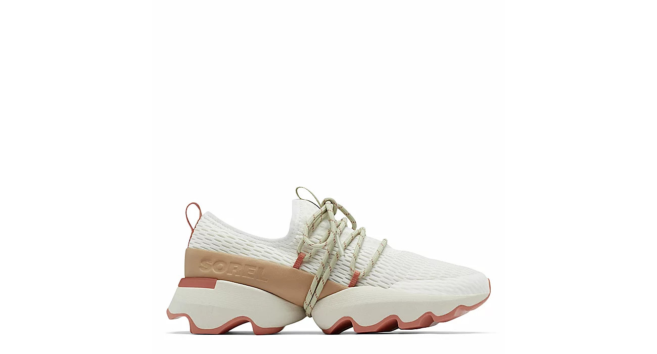 Sorel Womens Kinetic Lace Sneaker - Off White | Rack Room Shoes