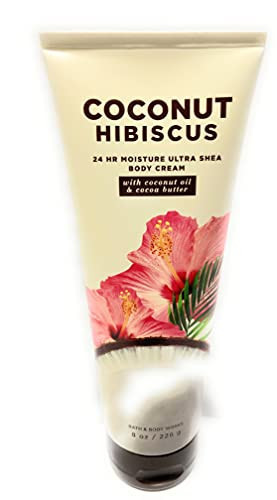 Bath and Body Works Coconut Hibiscus Ultra Shea Body Cream 8 Ounce Full Size | Amazon (US)