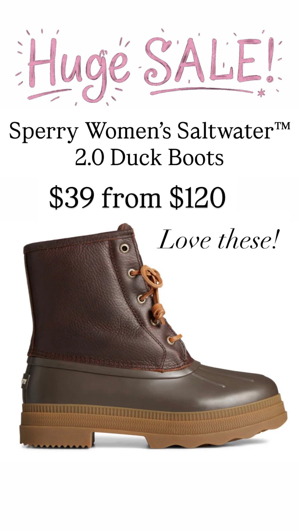 These ferry boots are on sale right now for $39 from $130.

#LTKSaleAlert