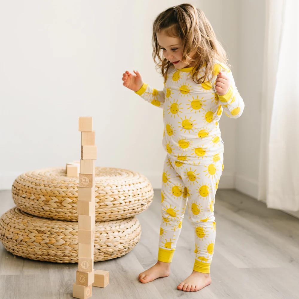 Sunshine Two-Piece Pajama Set | Little Sleepies