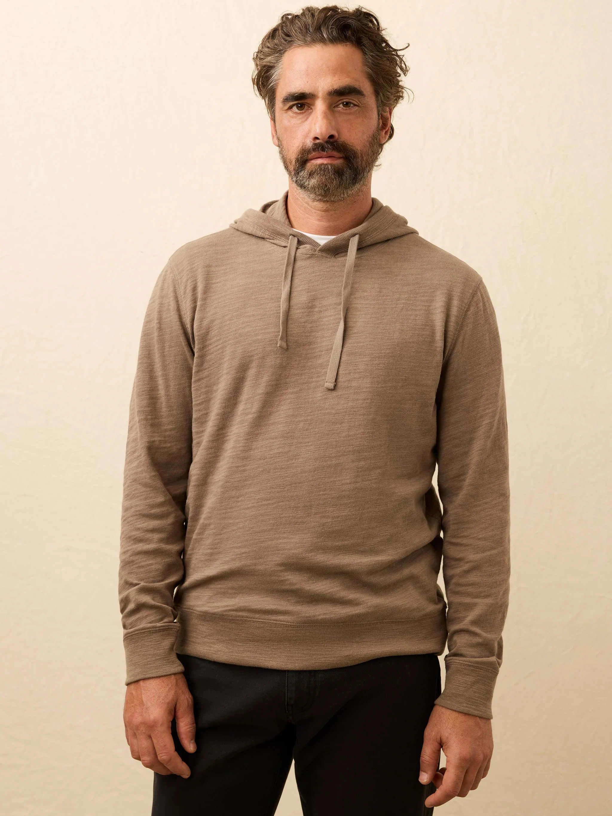 Sunwashed Midweight Organic Hoodie - Western Cedar | Faherty
