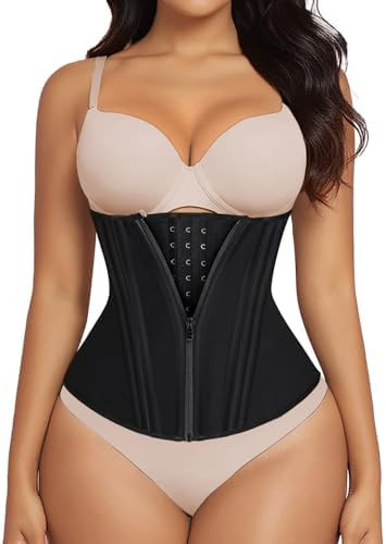 SHAPERX Waist Trainer for Women Corset Shapewear Tummy Control Sport Workout Waist Cincher Body S... | Amazon (US)