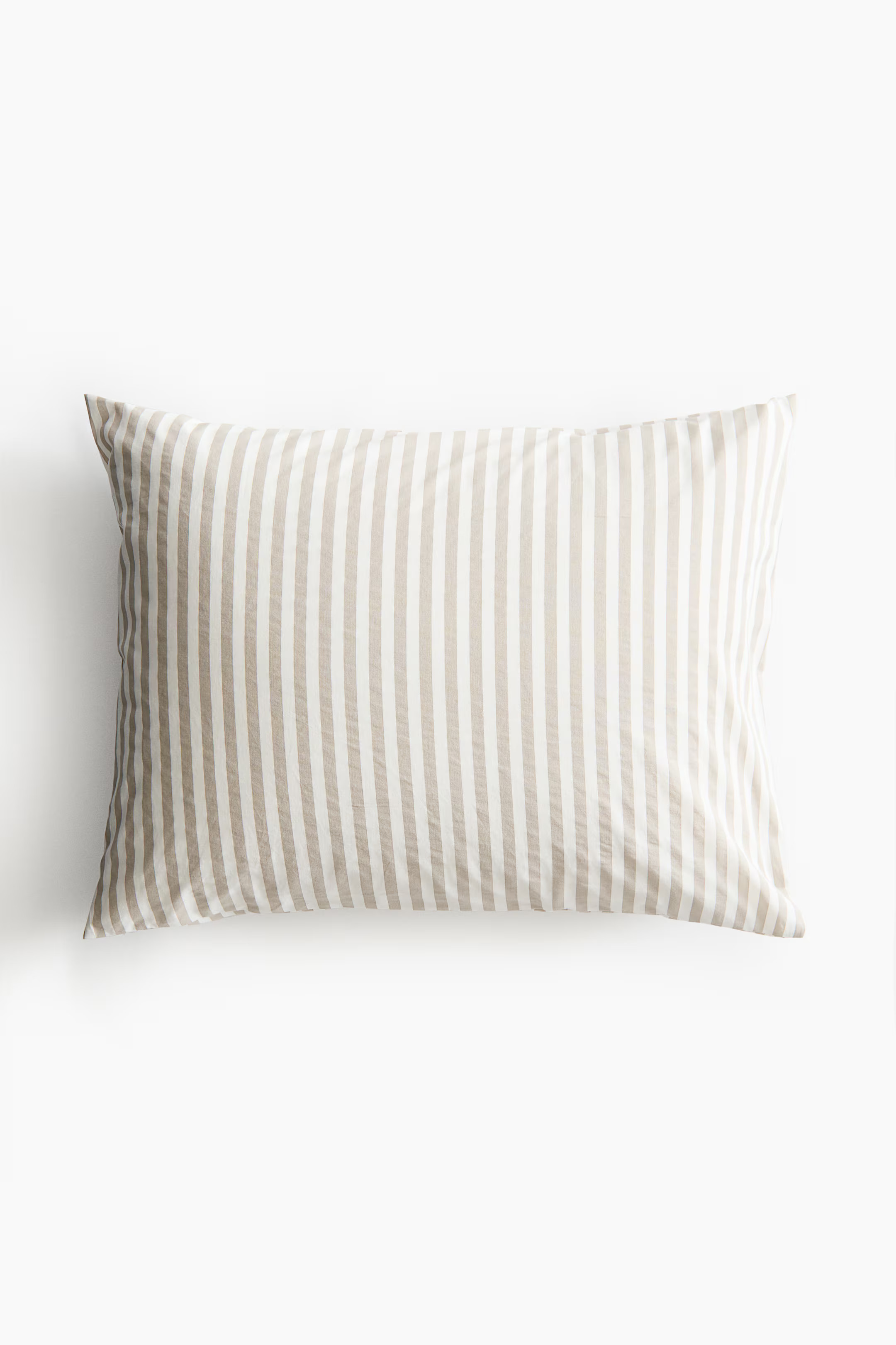 Striped Cotton Pillowcase | H&M (US + CA)