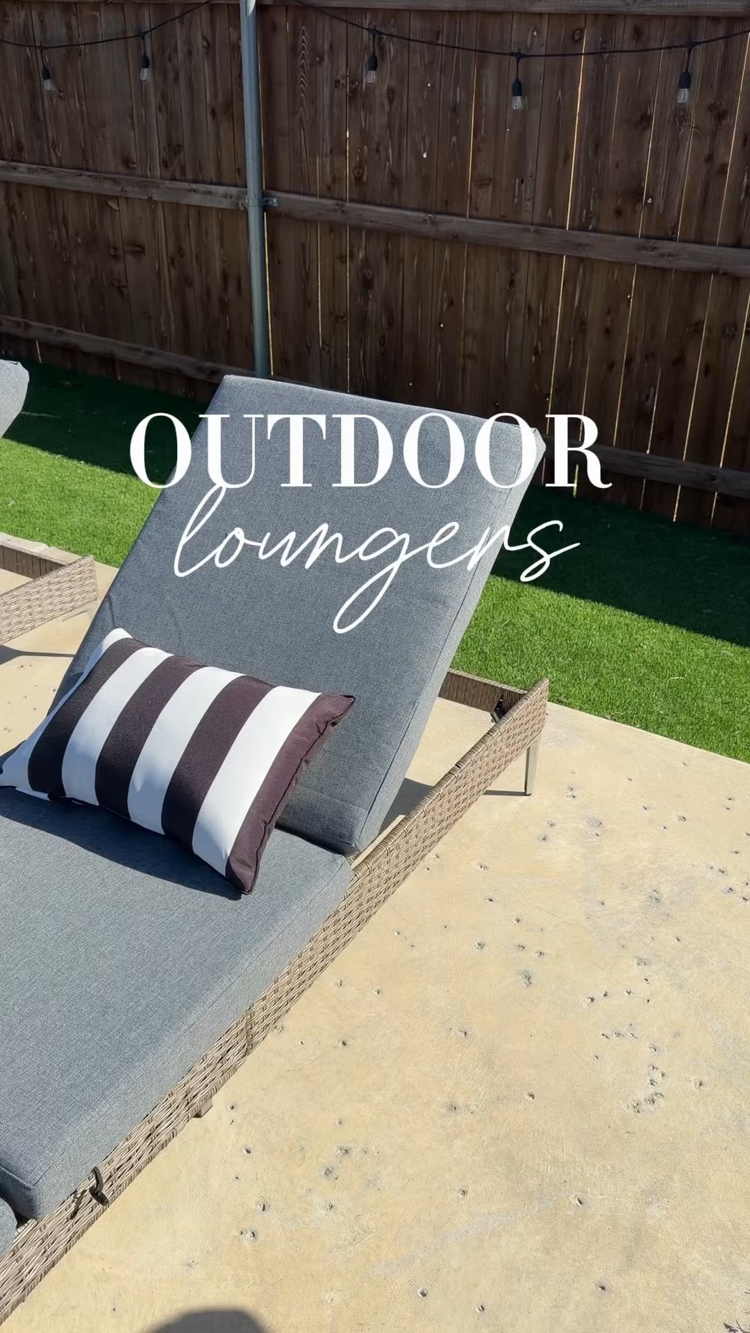 I bought 3 of these outdoor loungers for an unbeatable price and we are really impressed with the quality and comfort. Plus they’re super cute! Highly recommend! 

#LTKHome