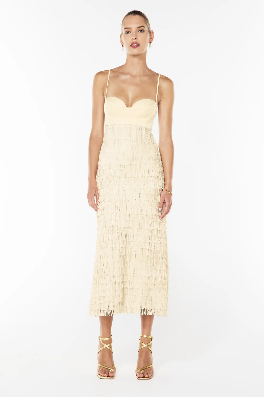 High Touch Fringe Slip Dress | MANNING CARTELL