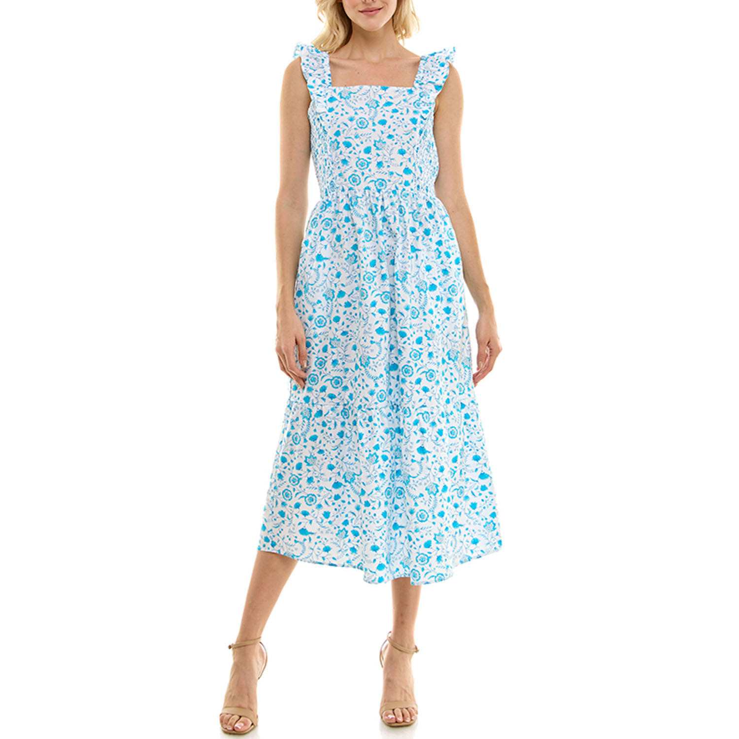 Draper James Ladies Ruffle Sleeve Dress | Sam's Club