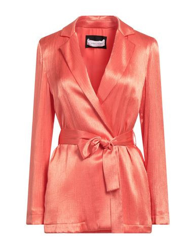Caractère Woman Blazer Orange Size 6 Viscose, Polyester | YOOX (US)