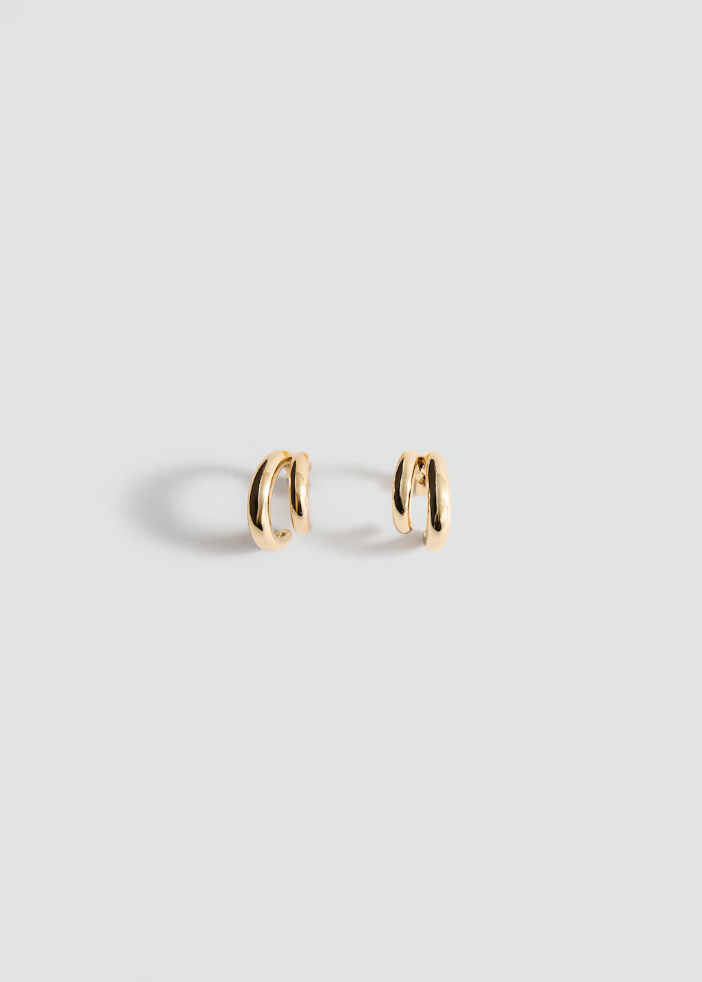 Double hoop earrings | MANGO (UK)