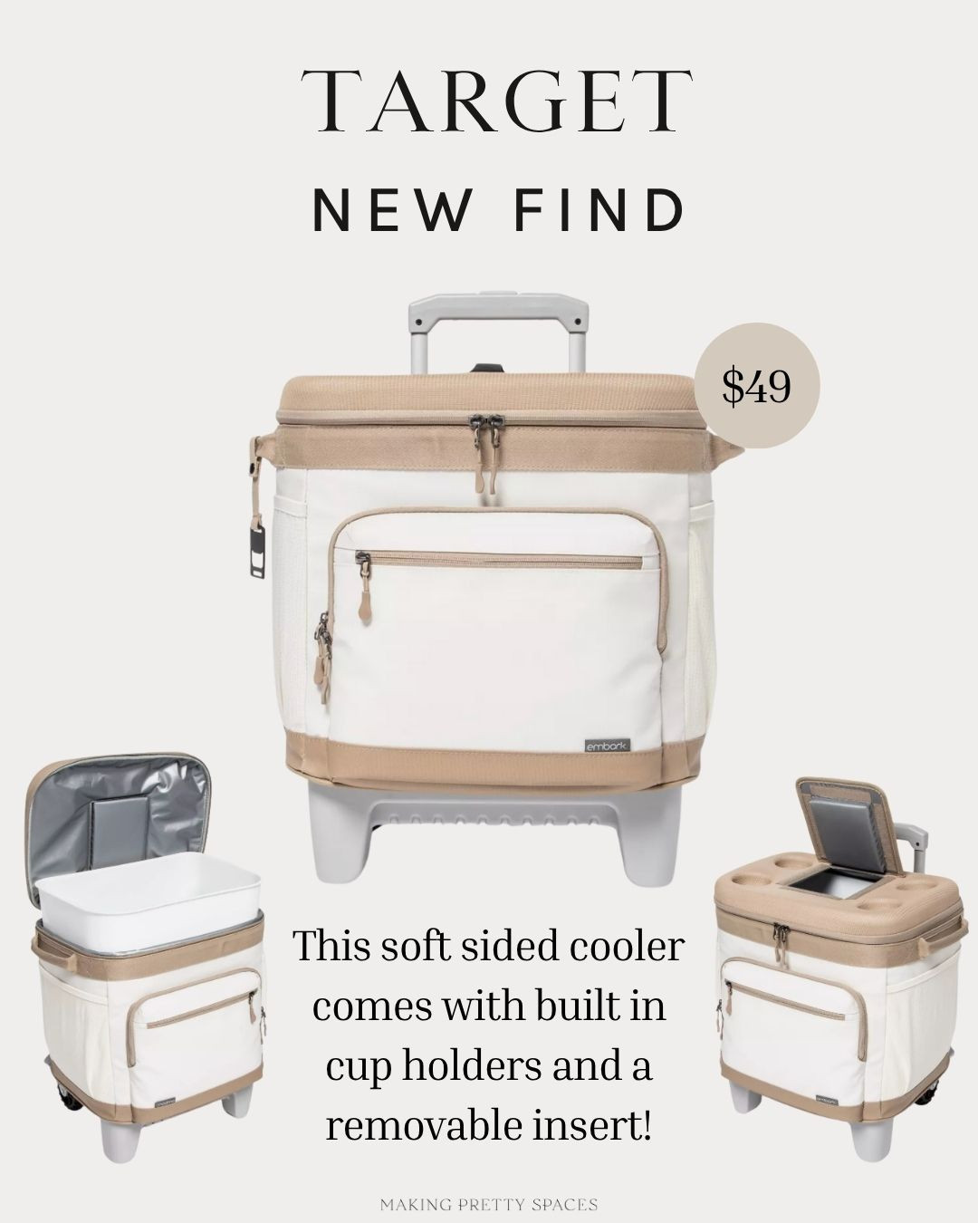Love this new Target find for summer! Target cooler, sports mom, white and beige, home, Target favorites 

 #LTKSummerEdit #LTKHome #LTKKids