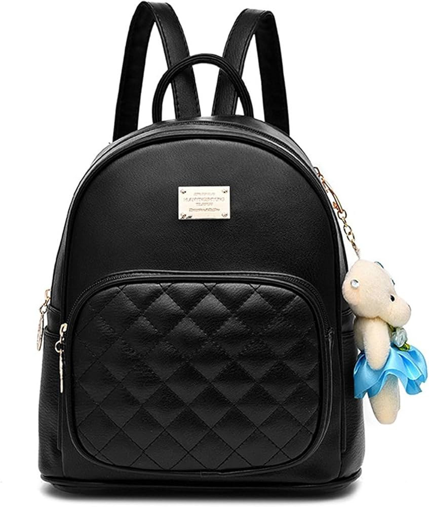 Leather Backpack Purse Satchel School Bags Casual Travel Daypacks for Womens | Amazon (US)