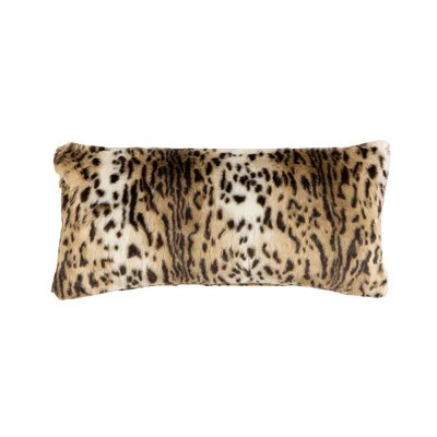 Leopard Rectangular Faux Fur Pillow Cover & Insert | Perigold