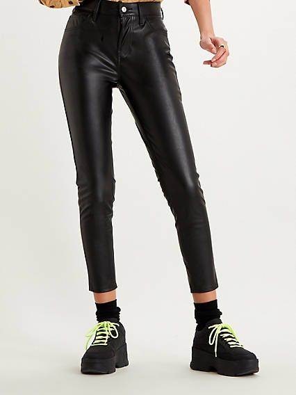 Levi's 720 High Rise Faux Leather Ankle Women's Jeans 25 | LEVI'S (US)