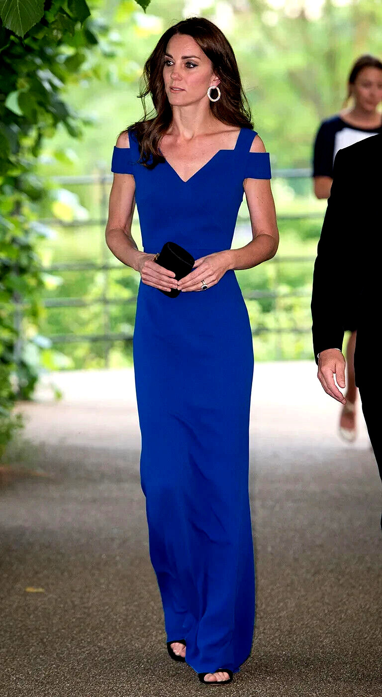 New NWT Roland Mouret Nansen Long ASO Royal Blue Gown Dress FR 40 / UK 12 / US 8 | eBay US