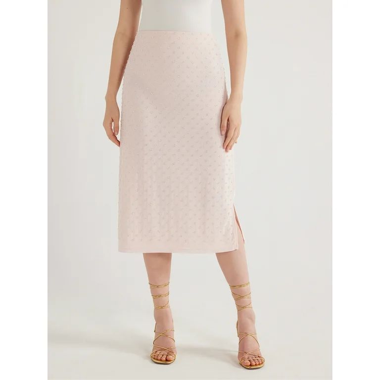Scoop Women’s Crystal Mesh Skirt, Sizes XS-XXL - Walmart.com | Walmart (US)