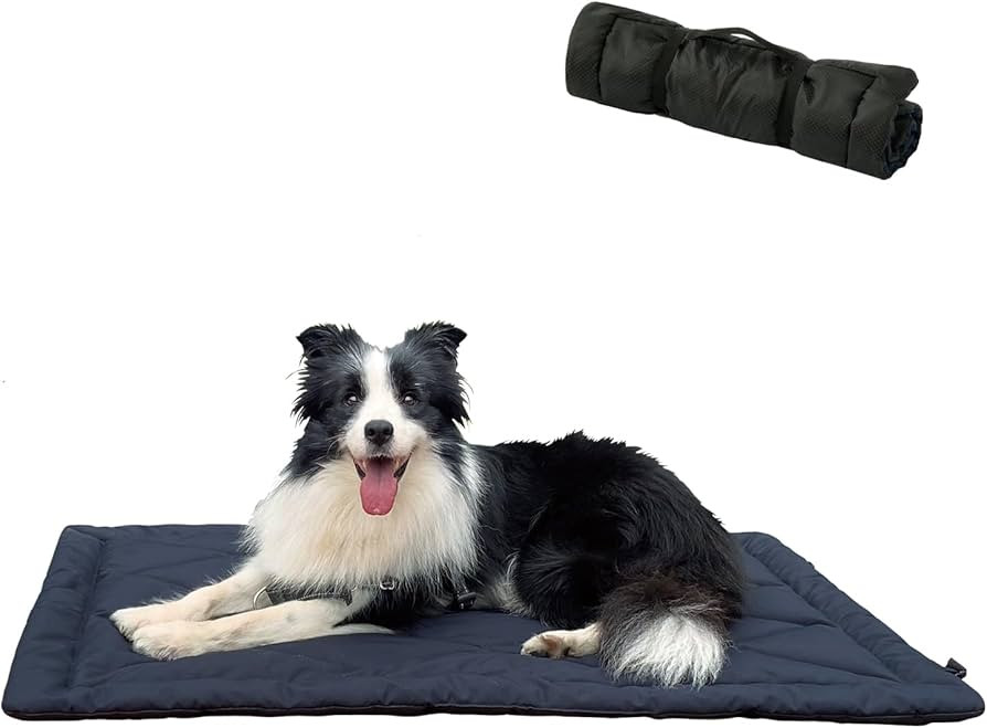GNarbor Rollup Camping Dog Bed,Outdoor Dog Bed, Portable Dog Travel Mat with Carry Handles for Me... | Amazon (US)