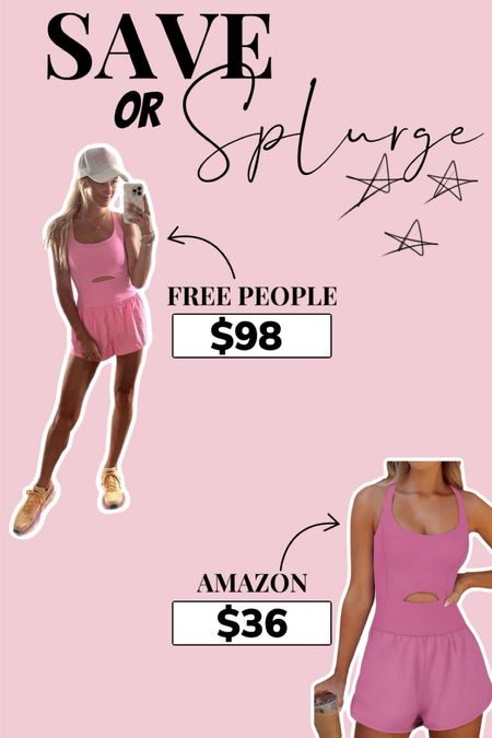 save v splurge: Free People Runsie ($98/size S) & Amazon Inspired Free People Runsie ($36)

#LTKfindsunder50 #LTKfindsunder100 #LTKstyletip