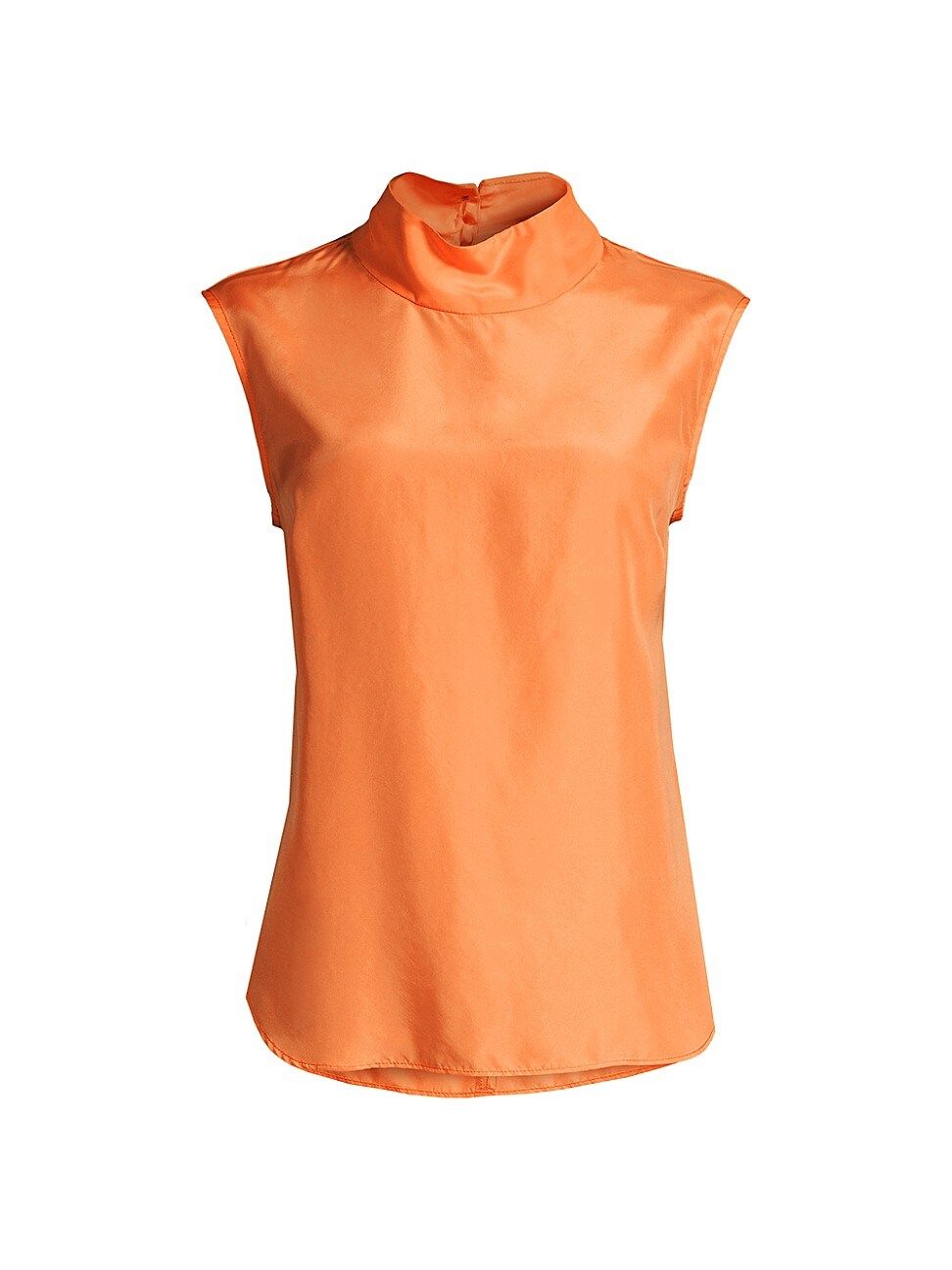 Women's Sleeveless Silk Top - Orange - Size 10 | Saks Fifth Avenue