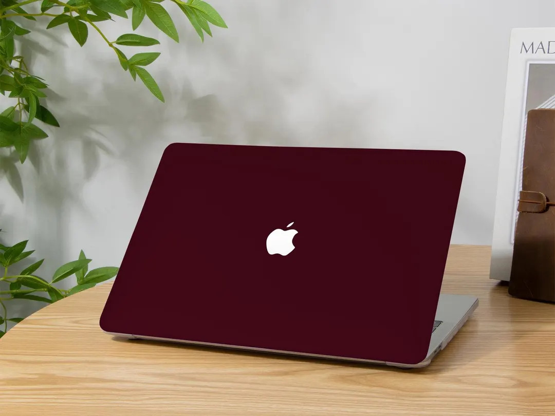 Dark Rose Red MacBook Hard Case: Protective Laptop Cover - Etsy | Etsy (US)